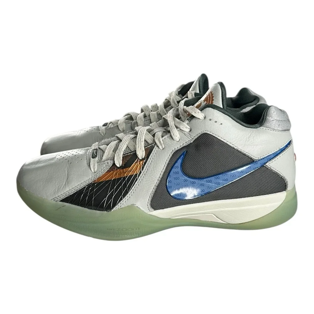 Nike Kevin Durant KD 3 Easy Money Silver Steam Blue Jay FJ0980-001 Sz US 9 Men